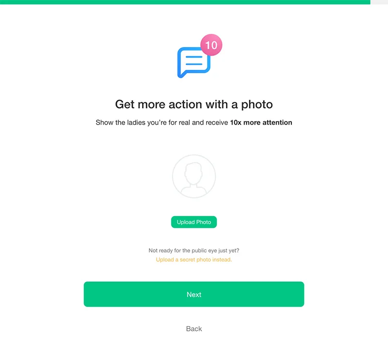 oursecret registration process