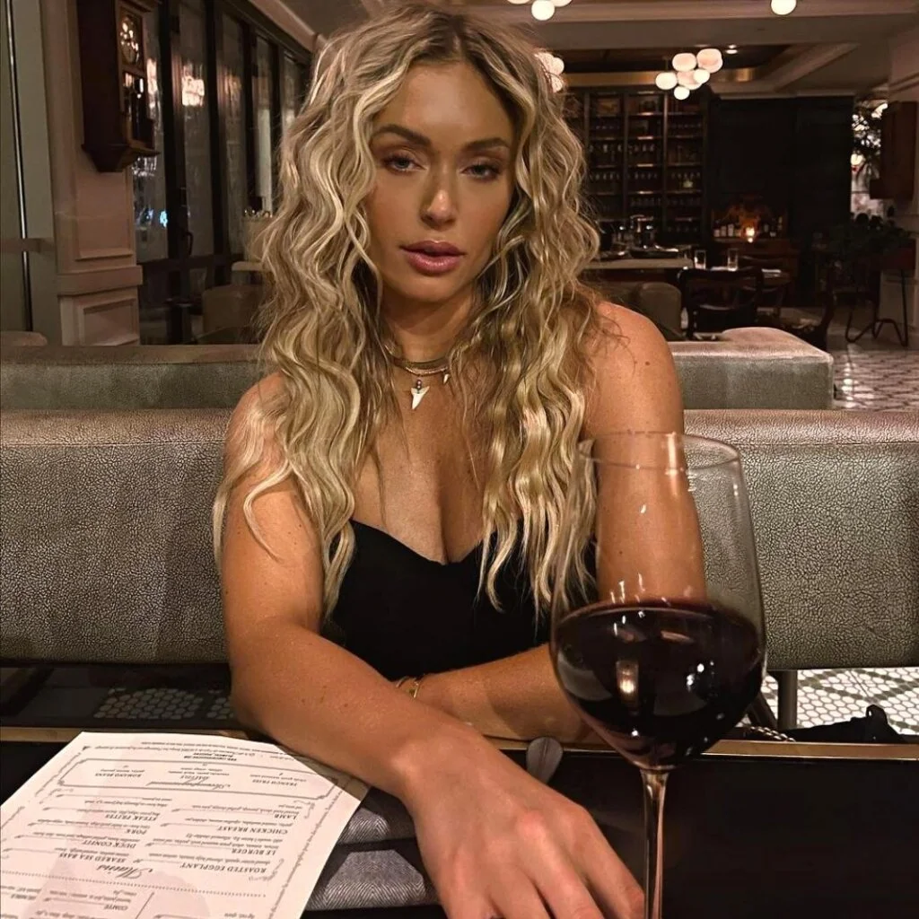 sugar momma drinking wine
