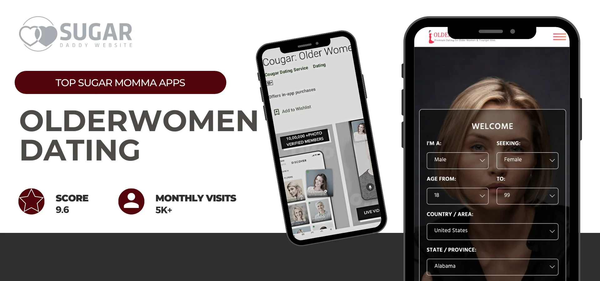 Sugar momma app - OlderWomenDating